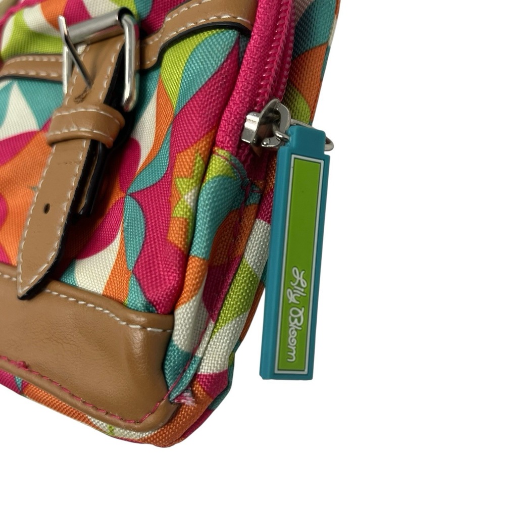 Lily Bloom Multicolor Geometric Mini Crossbody  Eco Friendly Recycled Fabric - Picture 7 of 8